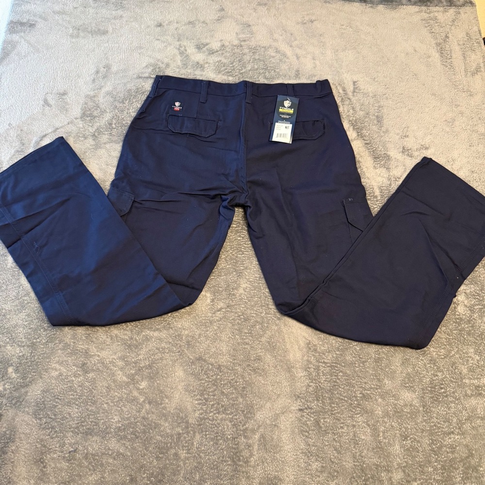 TYNDALE Workwear Arc-Rated Flame Resistant Navy Cargo Pants Size 10 K213T NVY